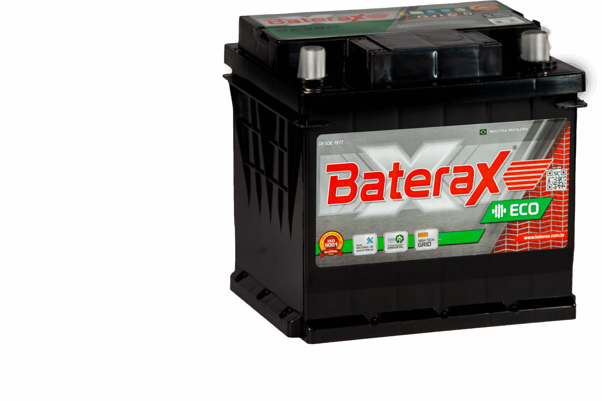 Bateria Automotiva Baterax B50PD – 12 Meses de Garantia – Com Manutenção