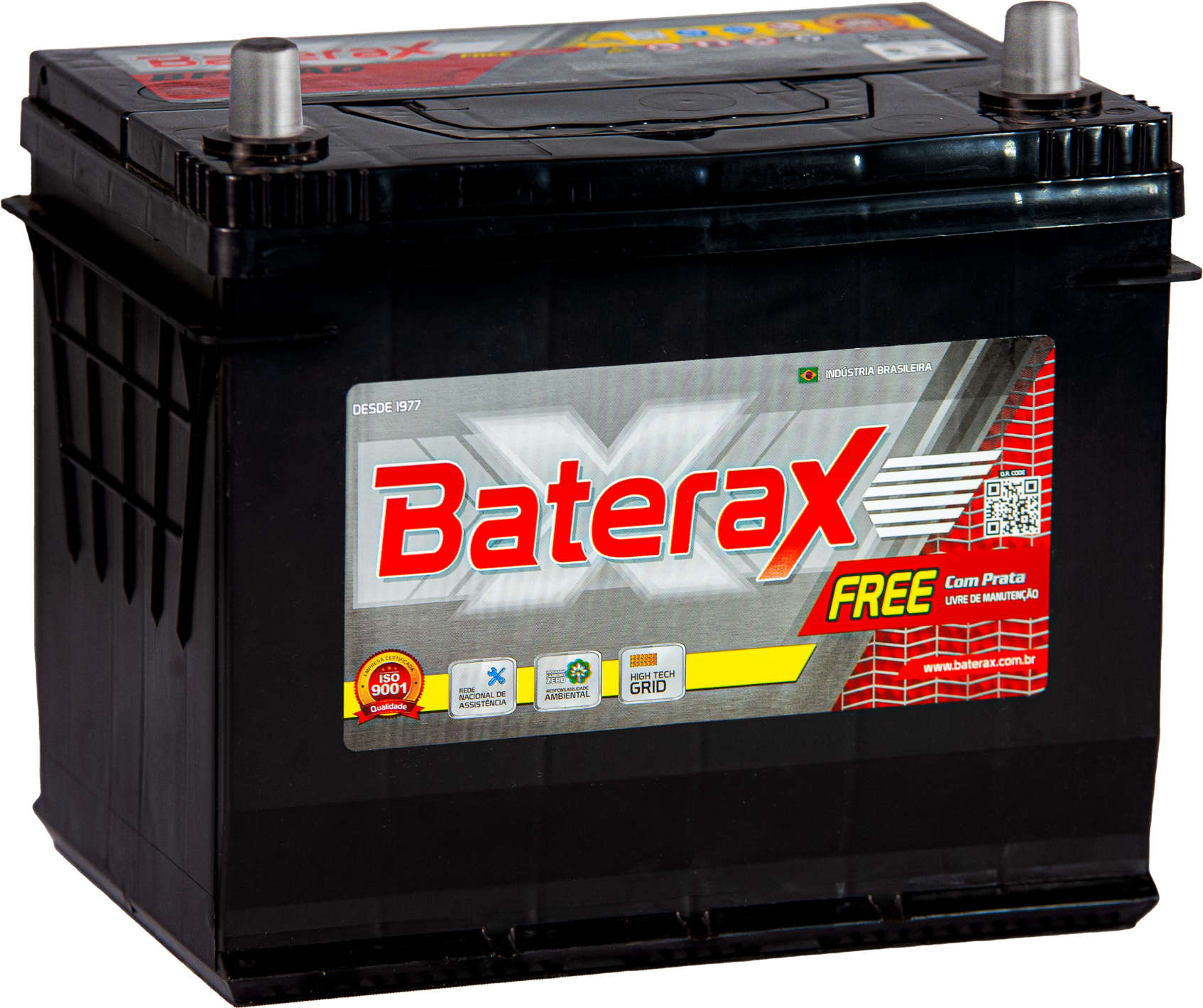 Bateria Automotiva Baterax BF90HD – 12 Meses de Garantia – Selada