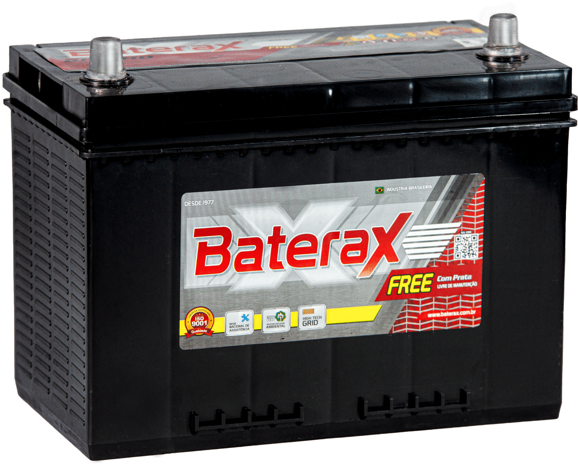 Bateria Automotiva Baterax BF90HE – 12 Meses de Garantia – Selada