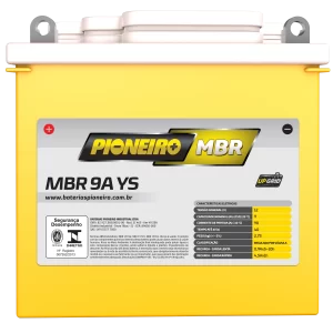 Bateria de Moto Pioneiro MBR 9A-YS – 9 Meses de Garantia