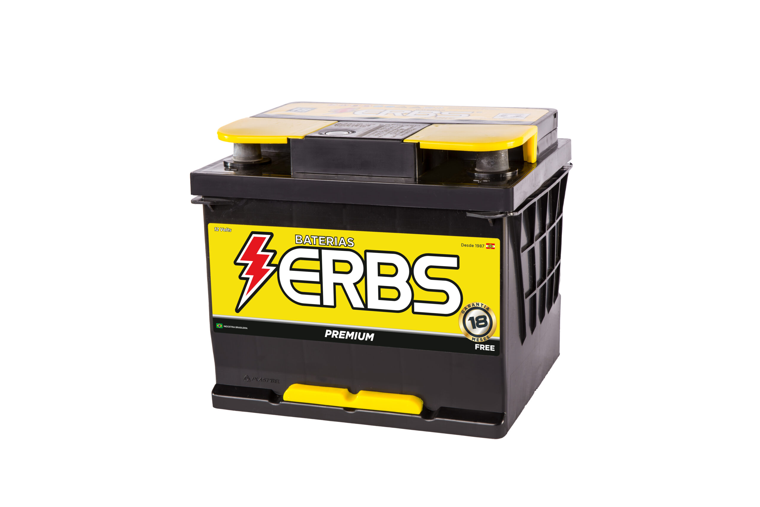 BATERIA ERBS EPF4A 52AH (Caixa Alta) 24 Meses de Garantia