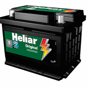 Bateria Automotiva Heliar 40AH (Prisma) – 18 Meses de Garantia