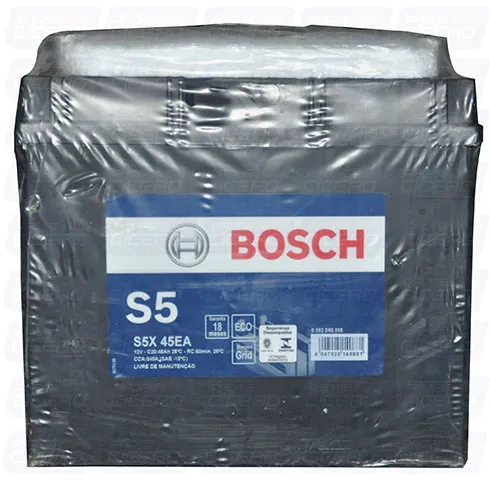 Bateria Automotiva Bosch S5 45AH (Honda 2001 - 2005 ) - 18 Meses de Garantia