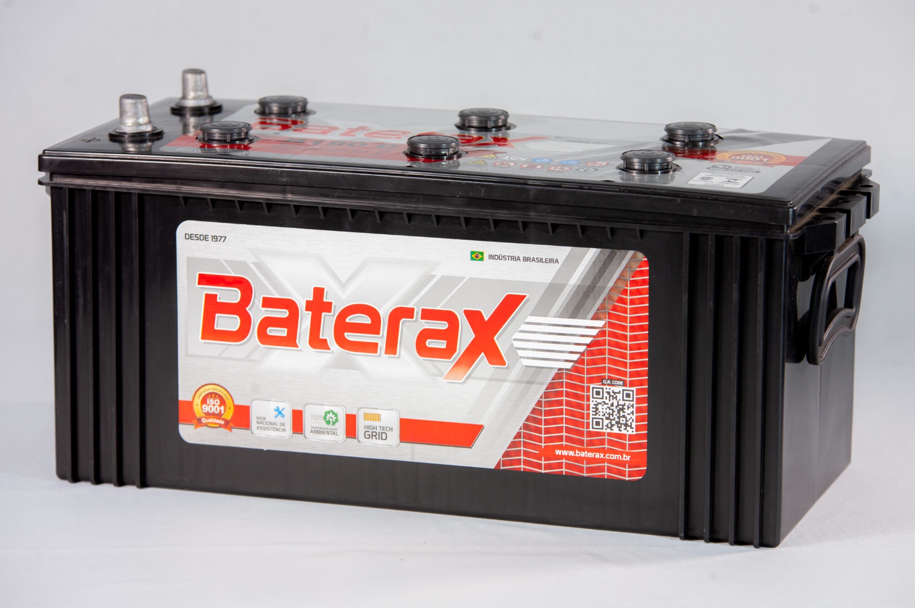 Bateria Automotiva Baterax B180D – 12 Meses de Garantia – Com Manutenção