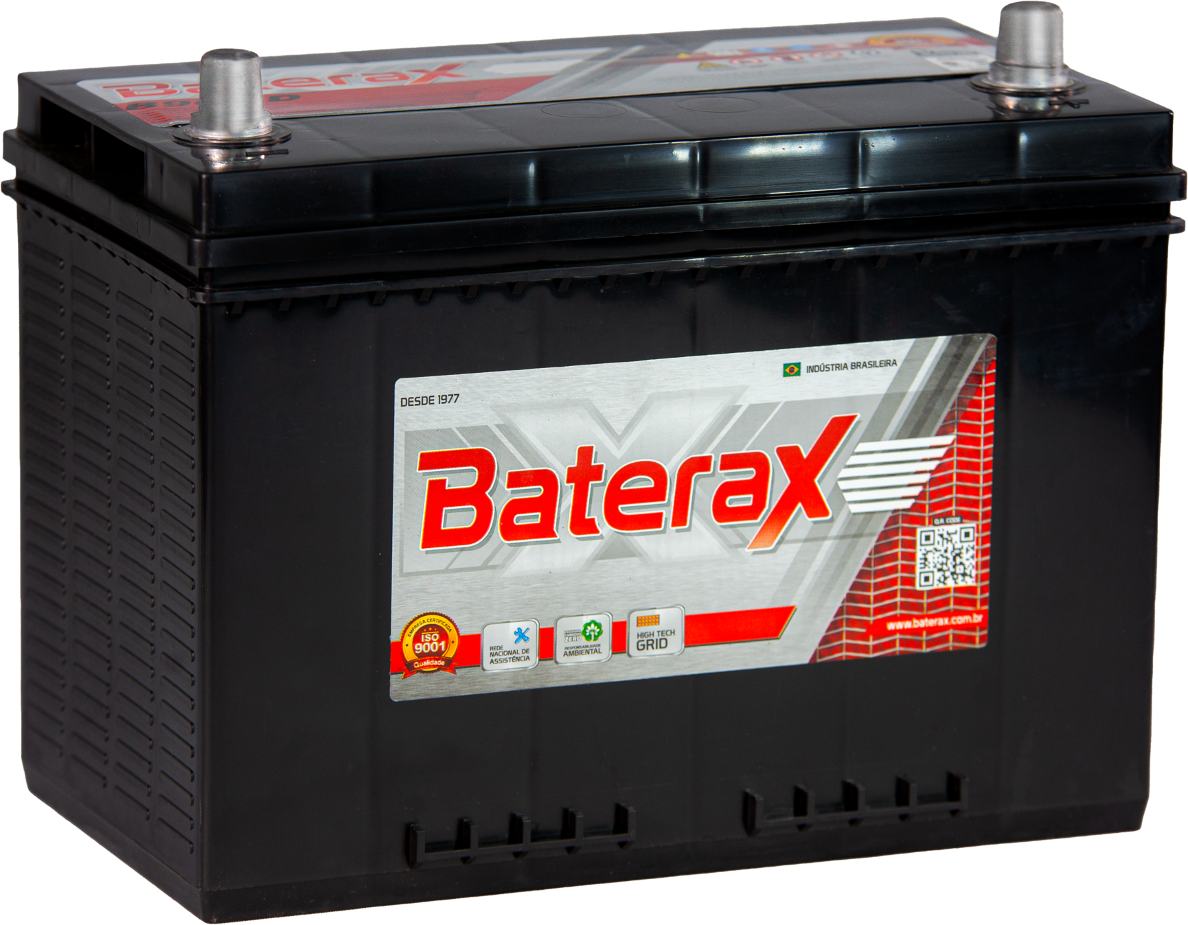 Bateria Automotiva Baterax B100ME – 12 Meses de Garantia – Com Manutenção