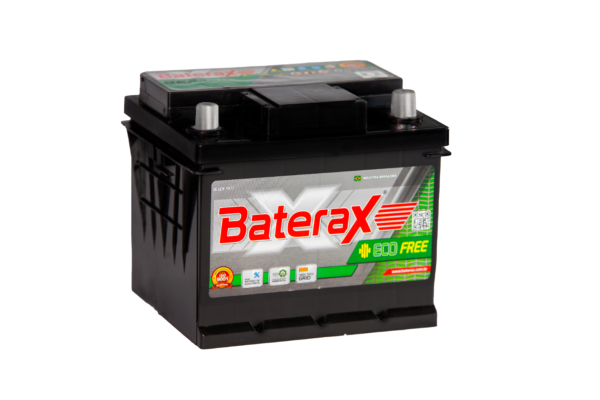 Bateria Automotiva Baterax BEF50D – 12 Meses de Garantia – Selada