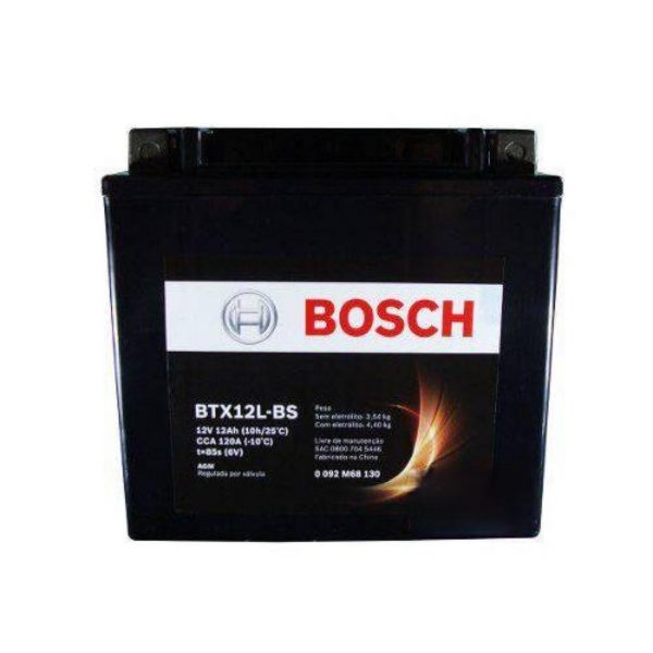 Bateria Moto Bosch BTX12L-BS