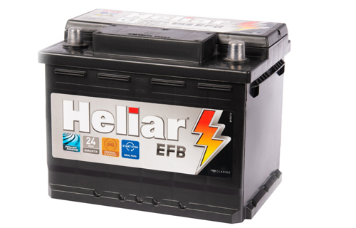 Bateria Automotiva Heliar 60Ah EFB