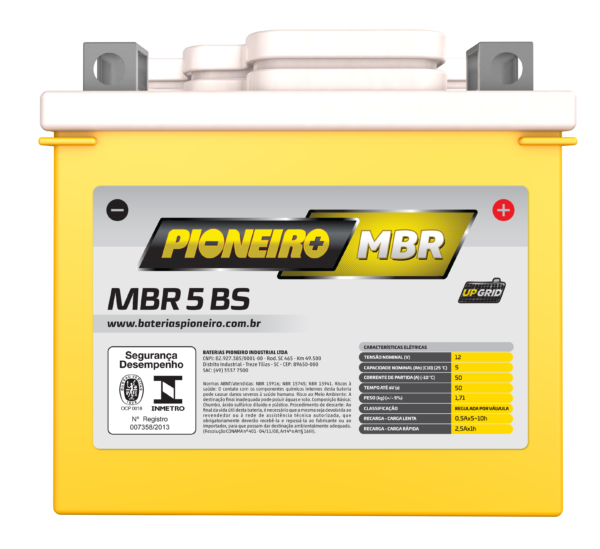 Bateria de Moto PioneiroMBR 5-BS | Varejão das Baterias