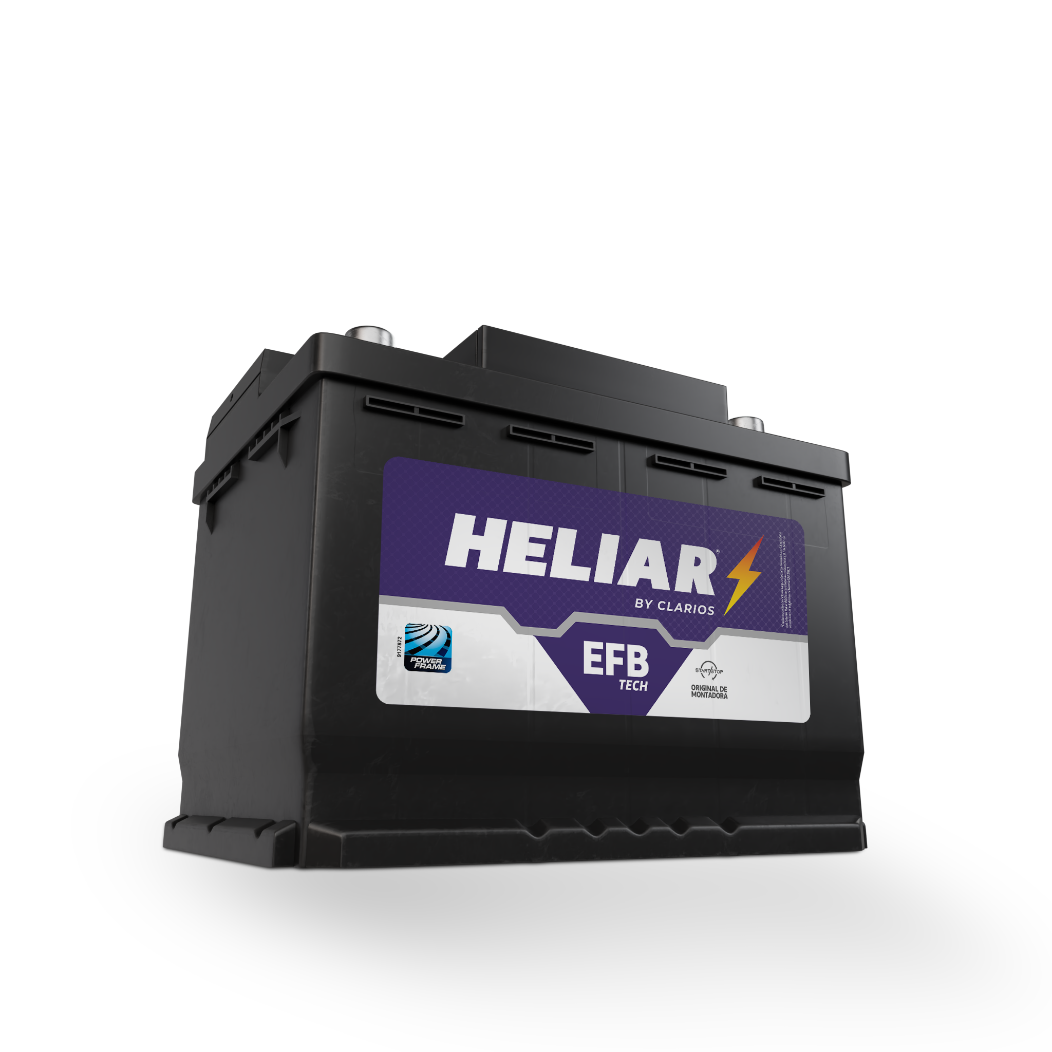 Bateria Automotiva Heliar 50Ah EFB – 24 Meses de Garantia