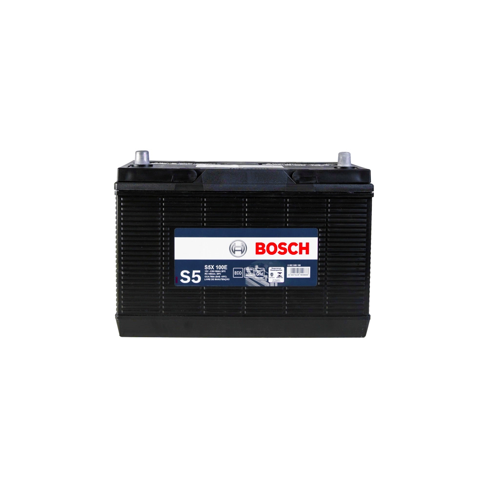 Bateria Automotiva Bosch S5 100AH - 15 Meses de Garantia