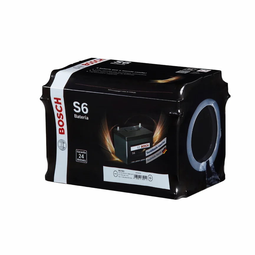 Bateria Automotiva Bosch S6 Caixa Alta 75AH (Fluence) - 24 Meses de Garantia