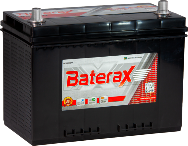 Bateria Automotiva Baterax B90HD – 12 Meses de Garantia